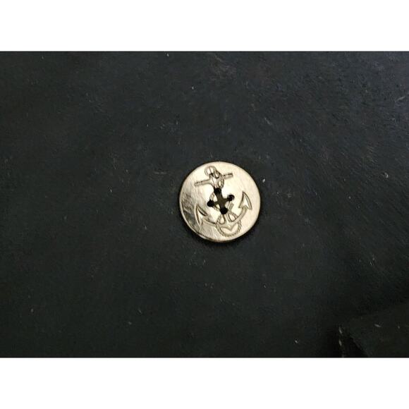 OLD NAVY Mens XL TALL Wool Peacoat Blue Insulated Double Breasted Anchor Buttons - Picture 3 of 12